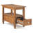 Warm Shaker Solid Wood End Table with Storage Drawer-76013718-65850800