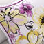 Blue Full/Queen Comforter With Floral Pillows In Blue, , Print Accents