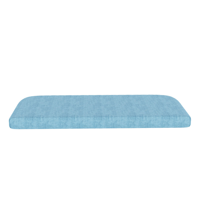 Sunbrella® Outdoor 3'' Bench Cushion, Cast Horizon Sunbrella® Plainweave
