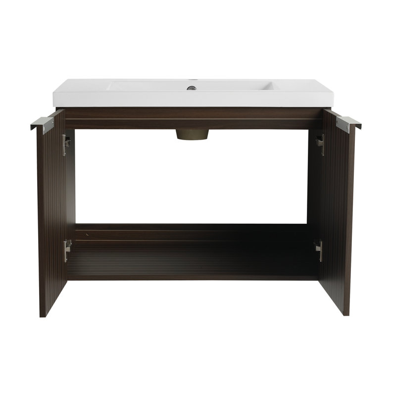 Meuble-lavabo 72 po avec évier, petites tablettes de rangement, armoire combinée de 30 po et 12 po