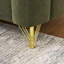 Canapé surdimensionné en chenille, canapé profond 3 + 3 places, canapé capitonné moderne