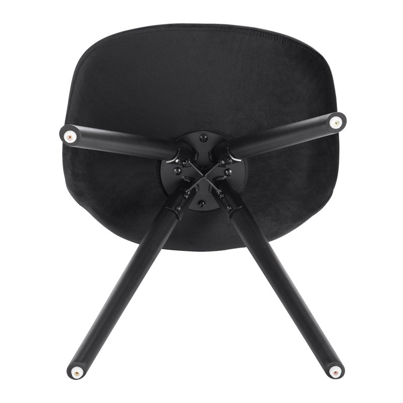 Bibb Upholstered Dining Chair, Black, Black