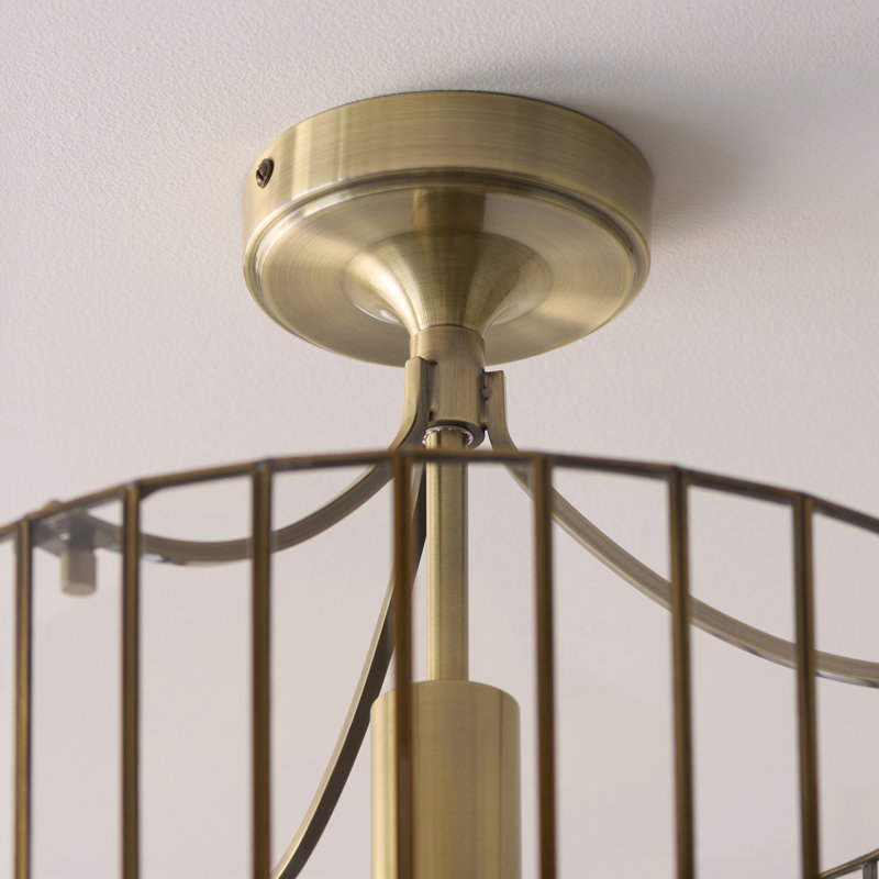 Clear Glass Flush Mount