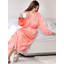 Peignoir mi-mollet en molleton avec poches-1793716911-1793716899
