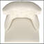 Chaise d'appoint rembourrée Gillian-1478286259
