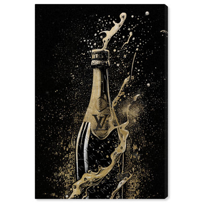 "Splash of Champagne", impressions sur toile par Mancave par Notoriart