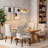 Seita Tufted Chenille Upholstered Dining Arm Chairs-1120836150-1120836144