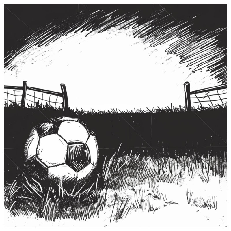 Coussins décoratifs soccer soccer, 14 X 14 pouces, Noir et blanc