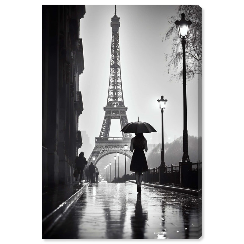 «Stroll In Paris Canvas» par Art Remedy, Toile tendue, H 36 po x l 24 po