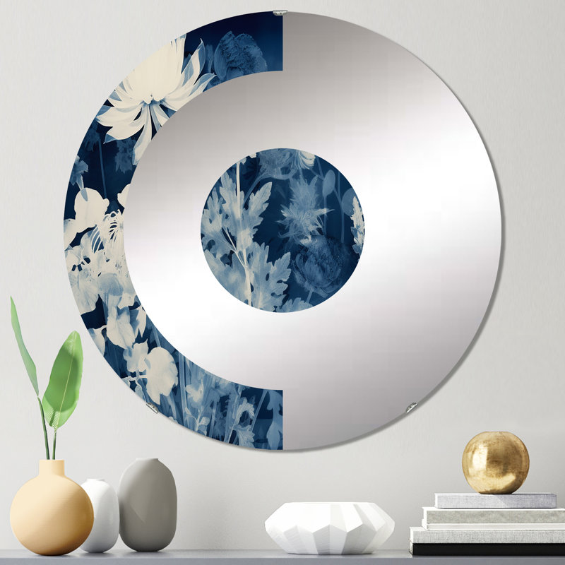 Maxson - Half Circle Wall Mirror, 23.6" x 23.6"