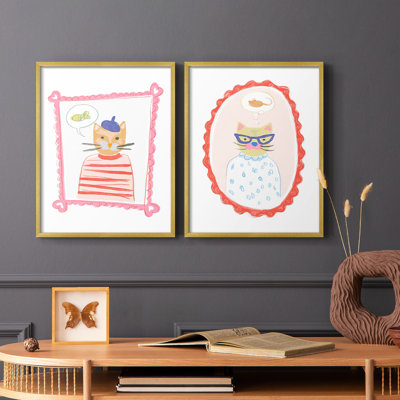 CameoCharactersI-Premium Framed Print -Ready to Hang - No Nails Required - No Nails Required
