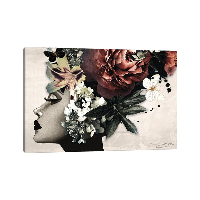 «Queen» par Studio One - impression sur toile tendue, H 18 po x l 26 po x P 1,5 po