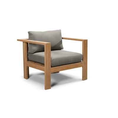 Ando Outdoor Teak Lounge Chair