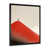 Impression noire sur toile encadrée sélectionné