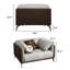 Fauteuil d'appoint rembourré en similicuir 48,5 po-123176106