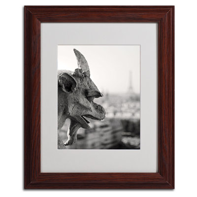 « gargouille paris » par pierre leclerc,, reproduction de photo encadrée