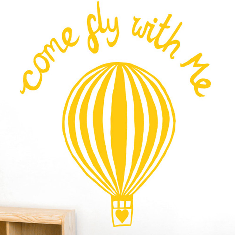 Wall Decal, Dark Yellow, Large