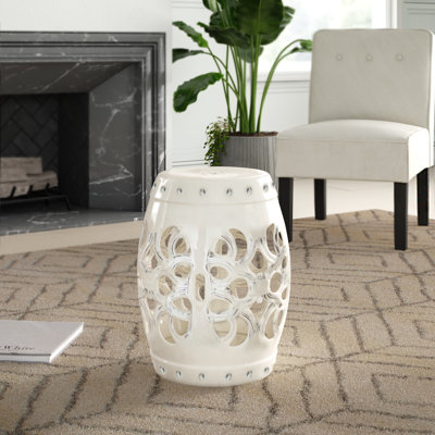 Twedt Ceramic Accent Stool