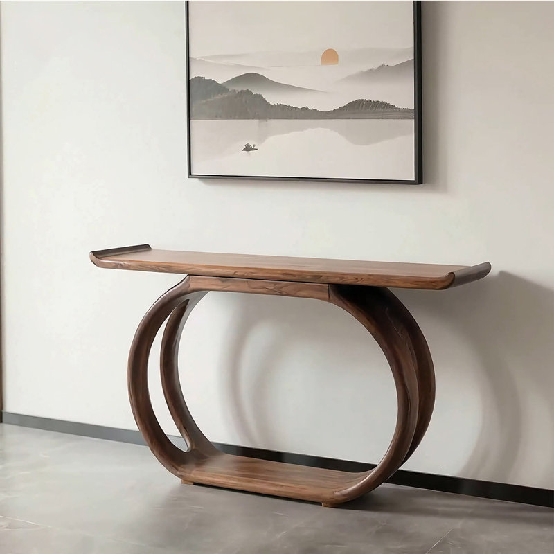 Nouvelle console en bois massif de style chinois, H 34,6 po x l 59 po x P 16,5 po