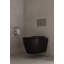 Cuvette de toilette murale noire matte seulement