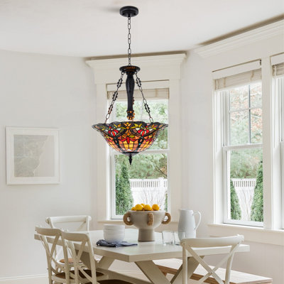 3 - Light Dimmable Geometric Chandelier