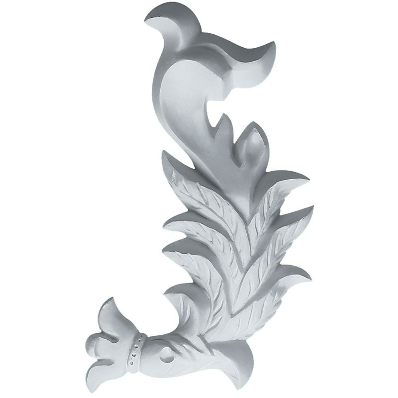 Needham 6.75'' H x 3.88'' W x 0.75'' D Urethane Onlay Scroll