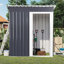 Senga 5ft. W x 2.5 ft. D Metal Pent Tool Shed Garden Shed