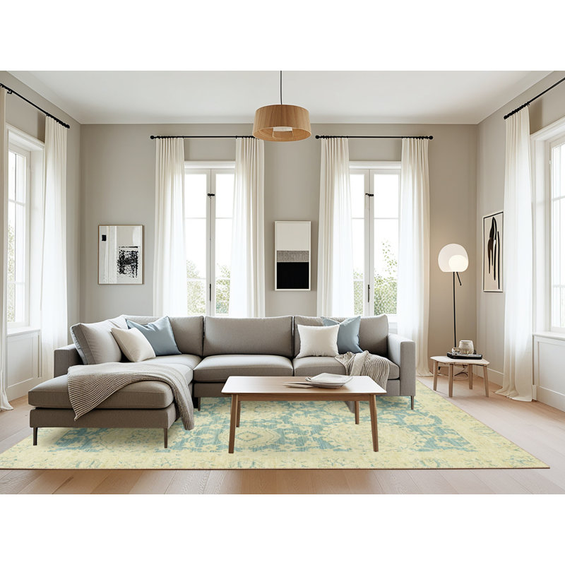 Tapis abstrait moderne 2396, Rectangle 8 pi x 10 pi