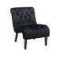 Chaise de salon en velours sans accoudoirs-118445415