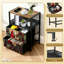 Table de chevet 2 tiroirs en tissu avec station de charge Cardinal Spruce