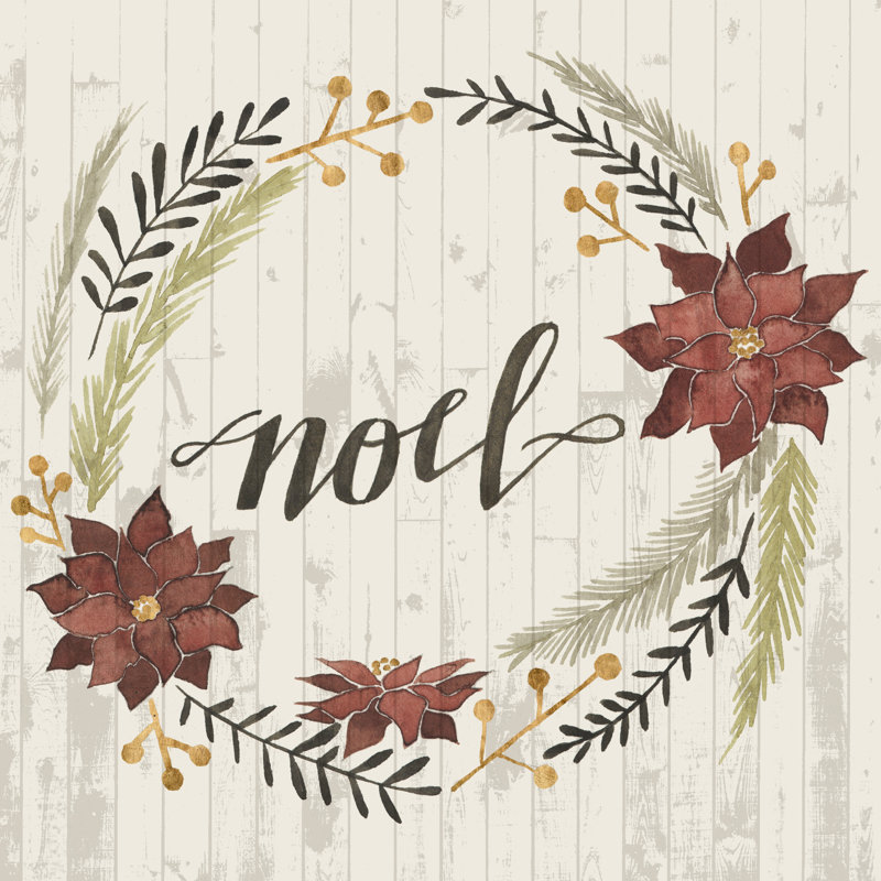 Rustic Christmas I by Grace Popp - Wrapped Canvas Print, 91cm H x 91cm W