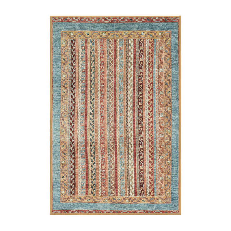 Abstract Indoor Rug, Rectangle 4' x 6'