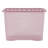 Wham Crystal 80L Plastic Storage Box Pack of 8 Tint Dusky Orchid
