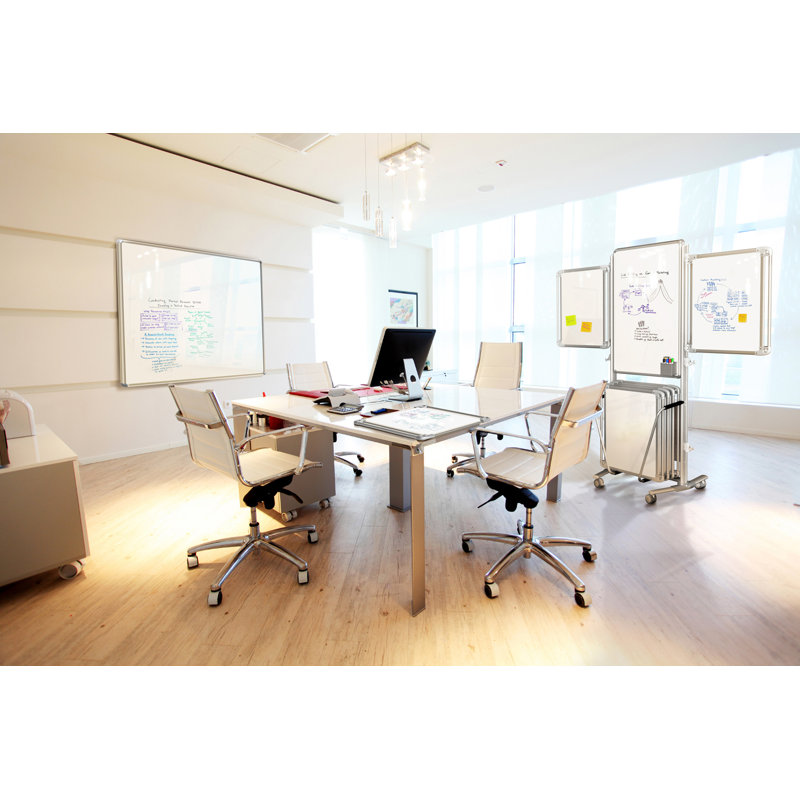 Nexus Freestanding Porcelain Magnetic Medium - 4' - 6' Whiteboard