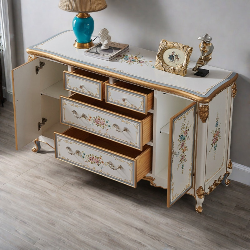 Retro Light Luxury Painted Wooden Sideboards