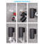 Applique murale cylindrique d'extérieur moderne 9 pouces, base E26, lumières de patio noir mat-171443924