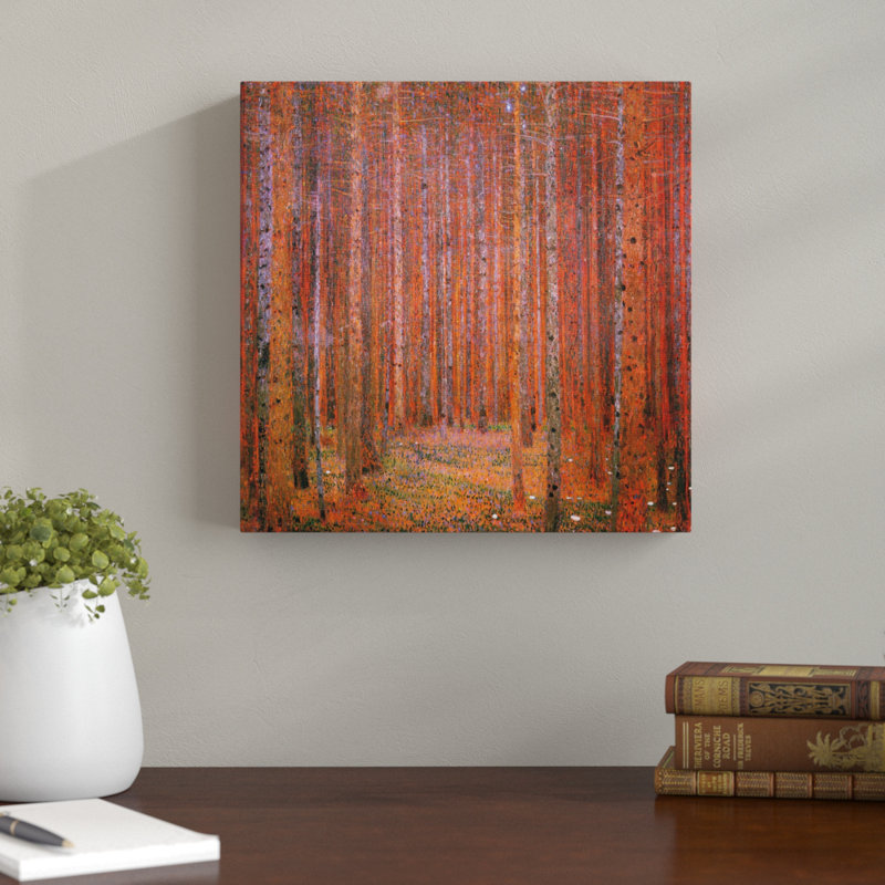 Gustav Klimt - Wrapped Canvas Painting, 76cm H x 76cm W