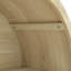 Présentoir de rangement arqué pour la cuisine, 70,28 po de hauteur, tablettes réglables, creux, poignées en métal, processus, capacité de charge de 33 lb pour le garde-manger de la salle à manger avec surface, charnières à 180 degrés,