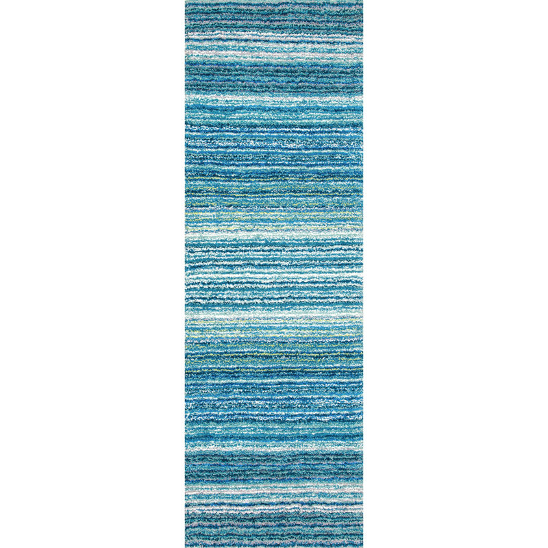 Moskell Striped Hand Woven Area Rug, Runner 76 x 244cm