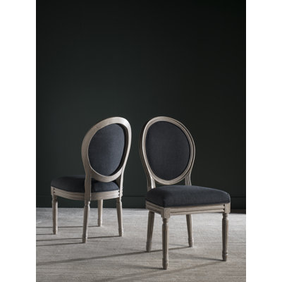 Chaise d'appoint Roi Louis en bois massif Denholme
