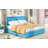 Queen Size Storage Upholstered Hydraulic Platform Bed with 2 Drawers-1500245291