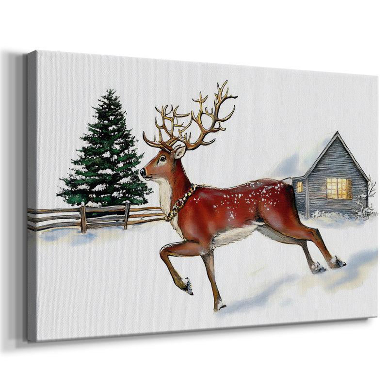 Art de vacances de Noël III - Toile tendue avec châssis - XCV III, H 24 po x l 36 po