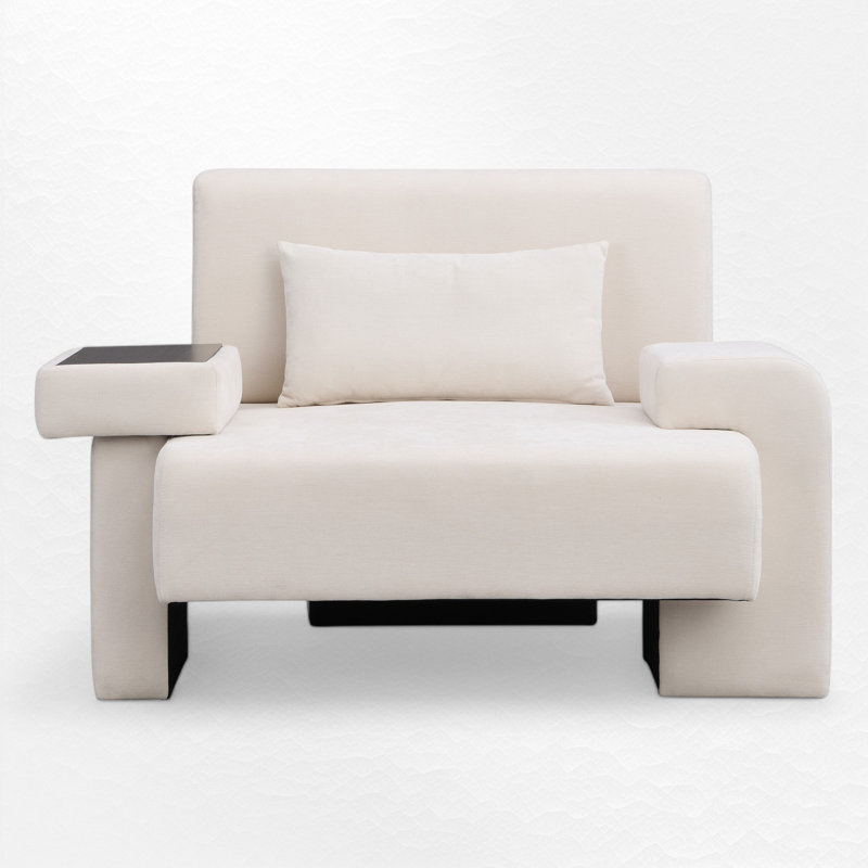 Oversized Armchair, Beige