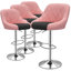 Tabouret de bar réglable en cuir Calvyn-784560870-748076458