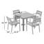 Pacifica Outdoor 5 - Piece Dining Set with Cushions-605776014-607368732