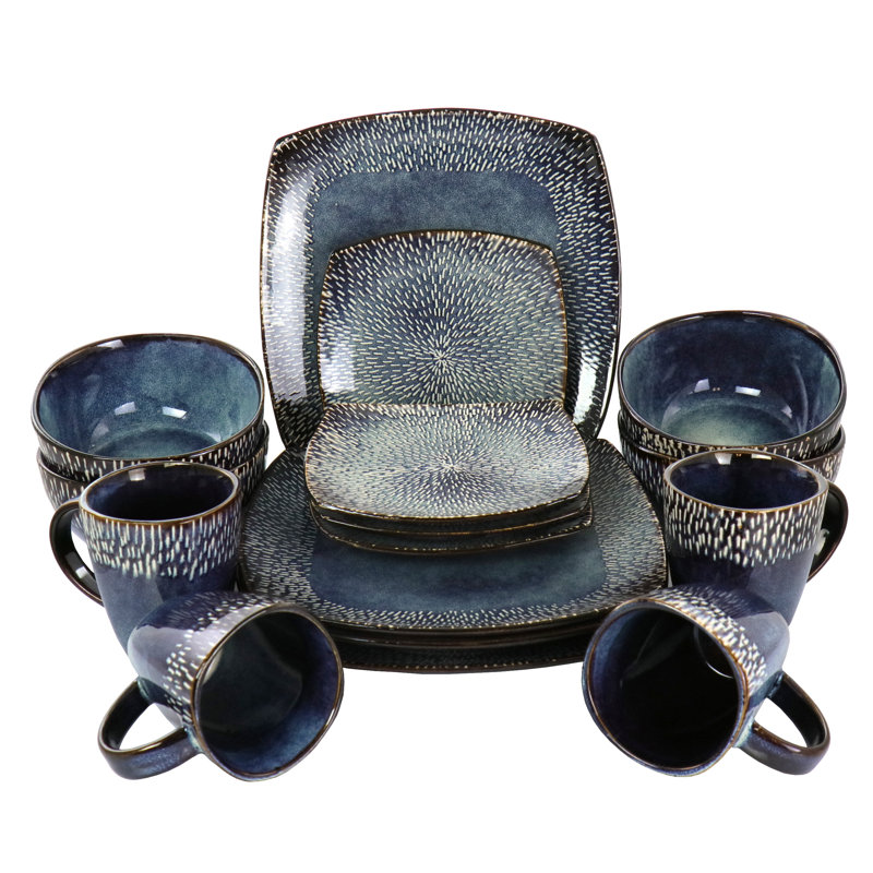 Piece Stoneware Dinnerware Set - Service for 4