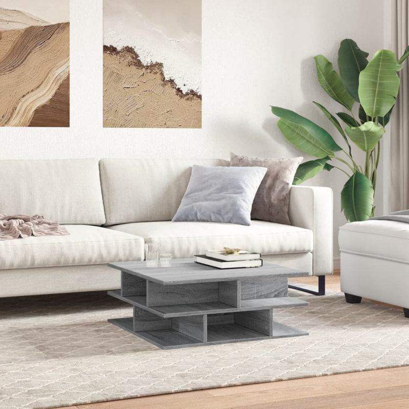 Pierina Frame Coffee Table, Grey Sonoma