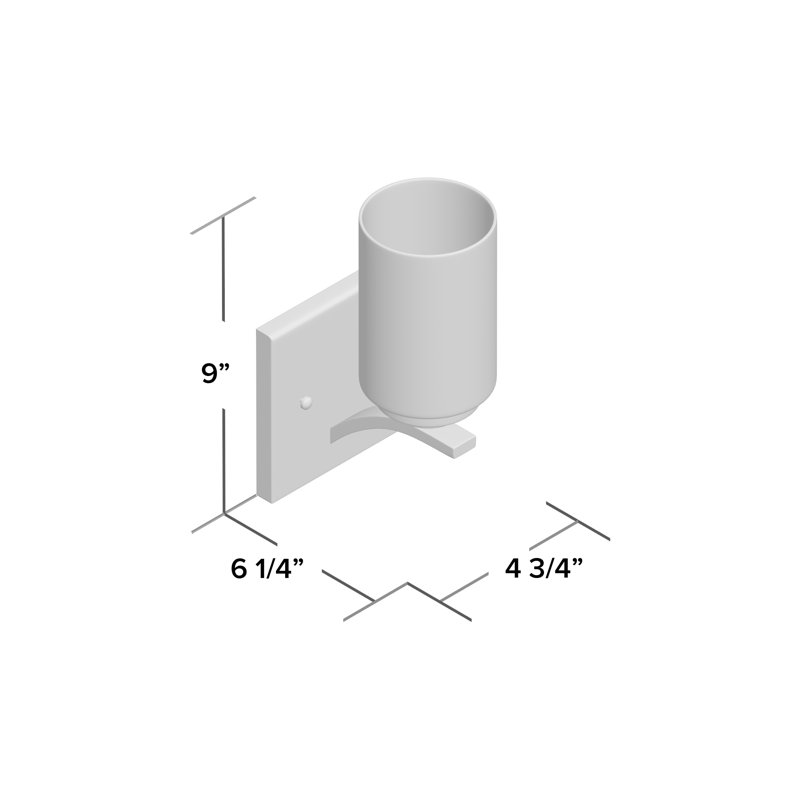 Paulina Armed Sconce, Satin Nickel