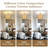 3-light Boho Light Fixtures Ceiling Mount, Rattan Semi Flush Ceiling Light With 2-tier Shade, Rustic Hand-woven Drum Light Fixture For Hallway Kitchen Foyer Farmhouse Bedroom-1551976061-1550734630