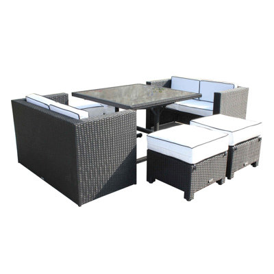 Mira 8 Seater Rattan Sofa Set